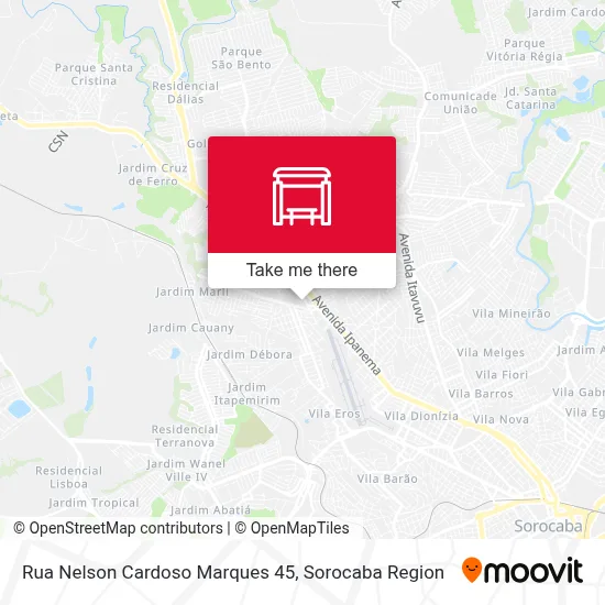 Rua Nelson Cardoso Marques 45 map