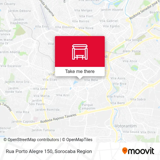 Rua Porto Alegre 150 map