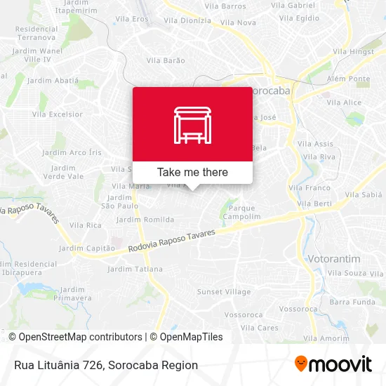 Rua Lituânia 726 map