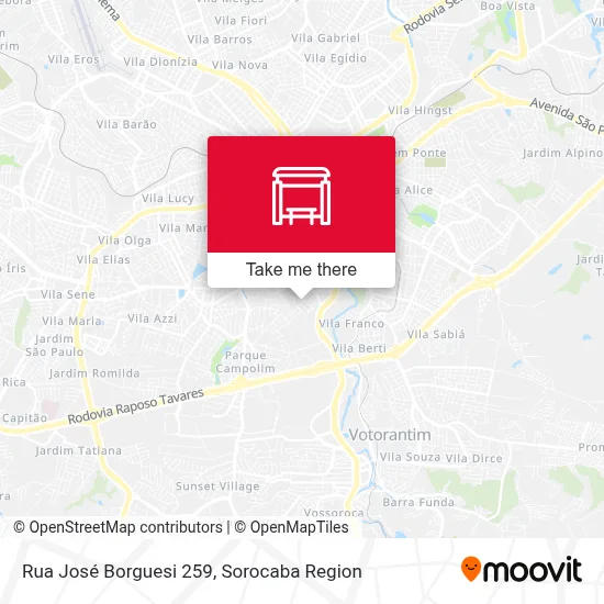 Rua José Borguesi 259 map