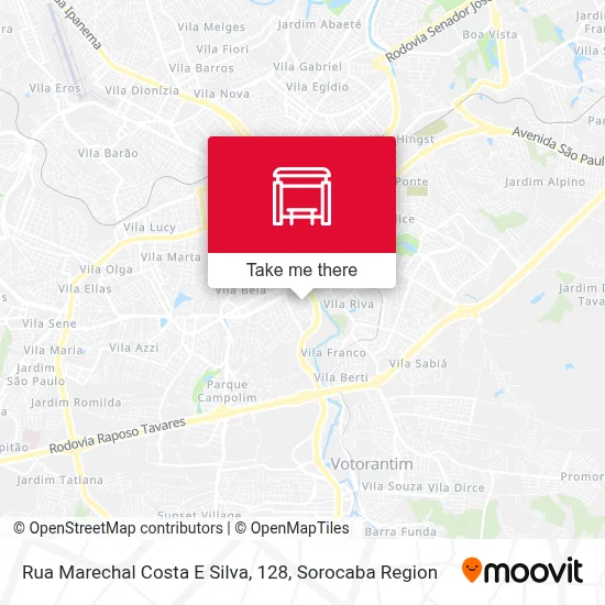 Rua Marechal Costa E Silva, 128 map