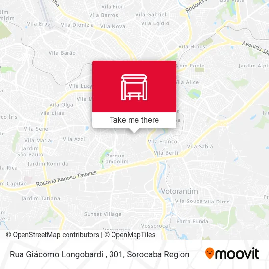Rua Giácomo Longobardi , 301 map