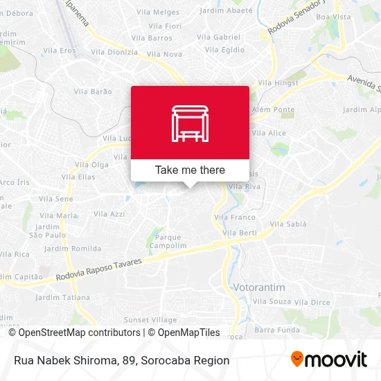Rua Nabek Shiroma, 89 map