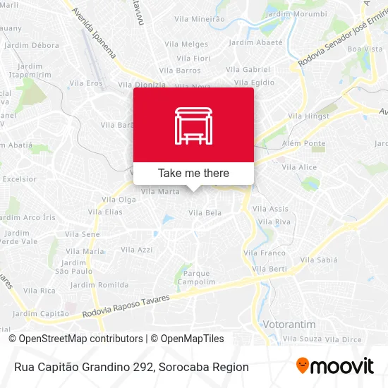 Rua Capitão Grandino 292 map