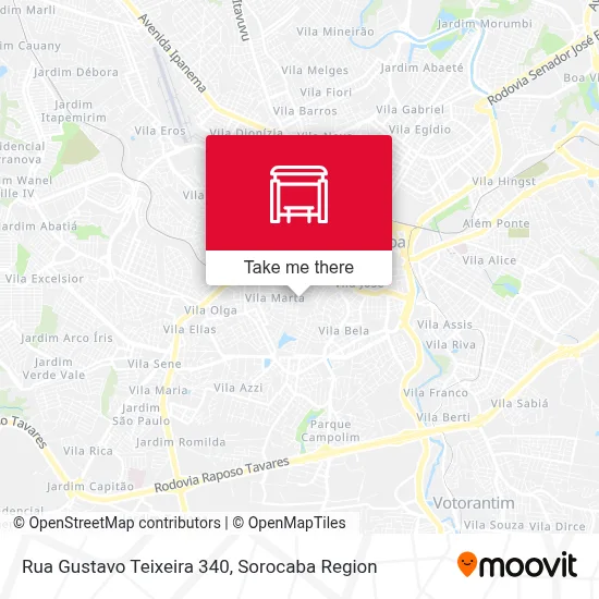 Rua Gustavo Teixeira 340 map