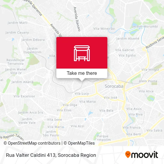 Rua Valter Caldini 413 map