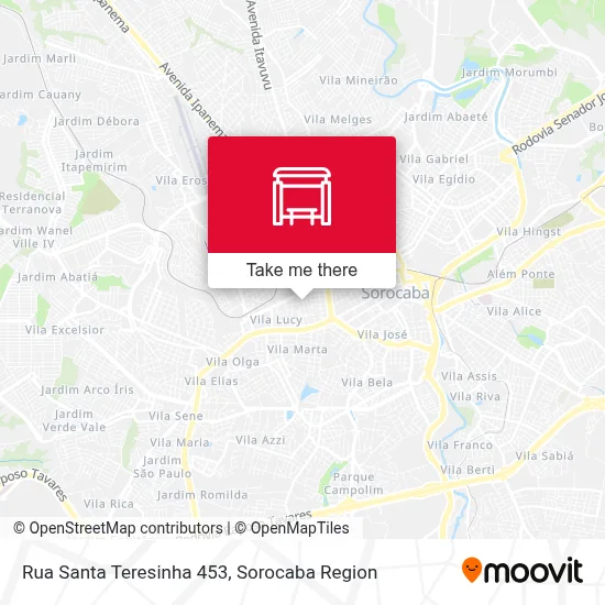 Rua Santa Teresinha 453 map
