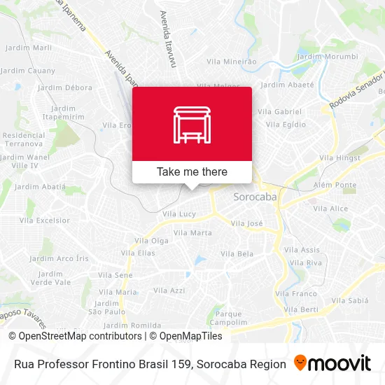 Rua Professor Frontino Brasil 159 map