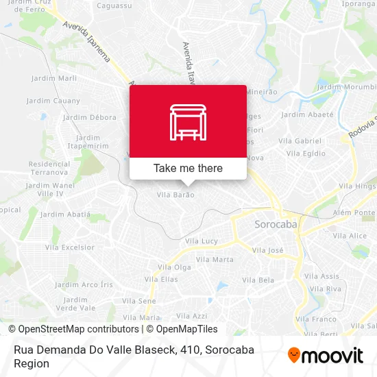 Rua Demanda Do Valle Blaseck, 410 map