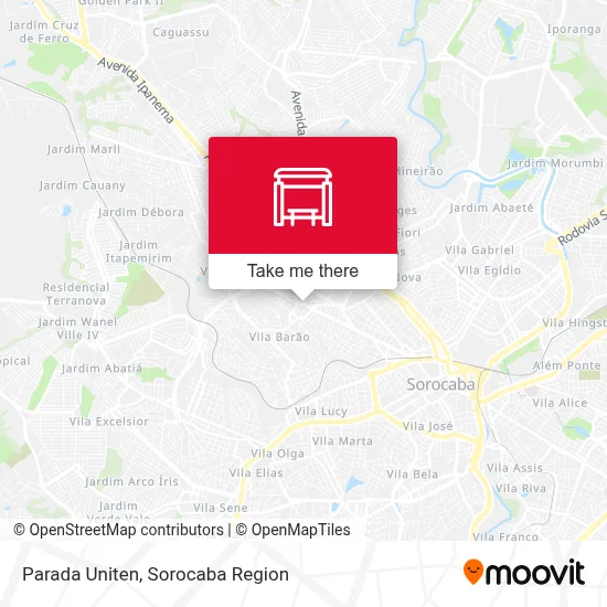 Parada Uniten map