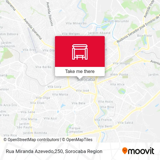 Rua Miranda Azevedo,250 map