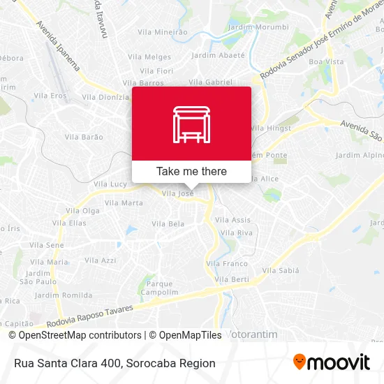 Rua Santa Clara 400 map