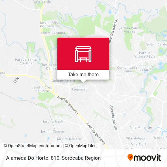 Alameda  Do Horto,  810 map