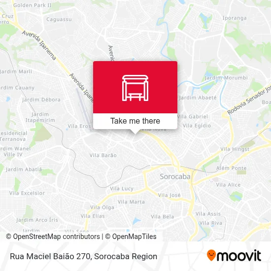 Rua Maciel Baião 270 map