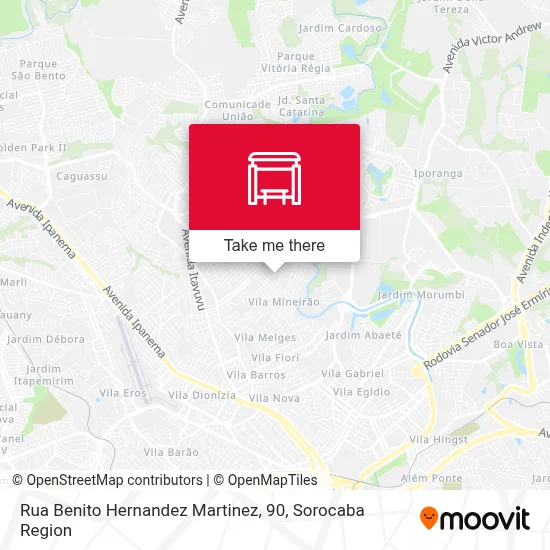 Rua Benito Hernandez Martinez, 90 map