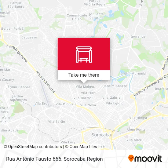 Rua Antônio Fausto 666 map