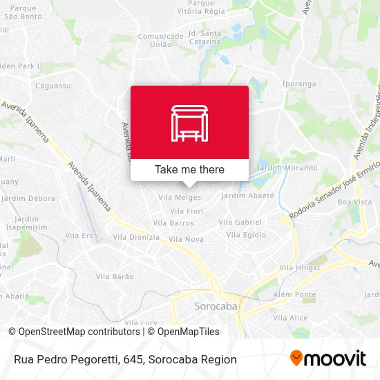 Rua Pedro Pegoretti, 645 map