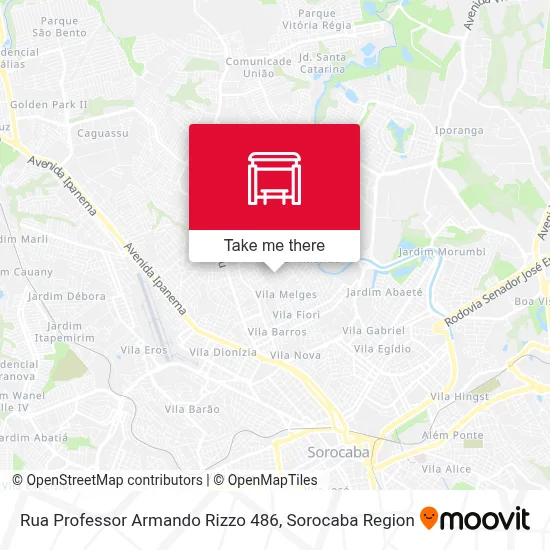 Rua Professor Armando Rizzo 486 map