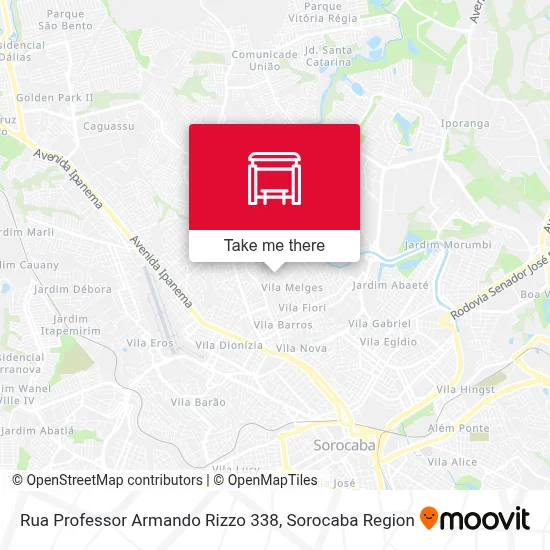 Rua Professor Armando Rizzo 338 map