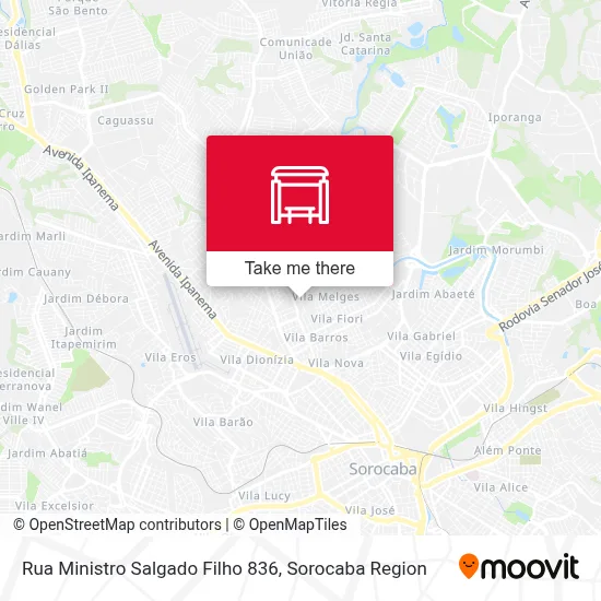Rua Ministro Salgado Filho 836 map