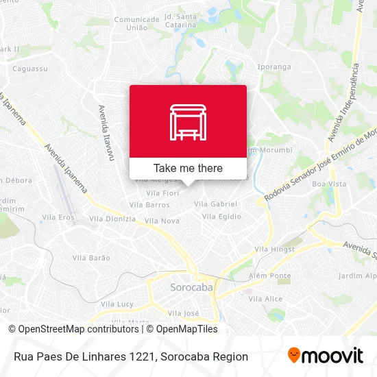 Rua Paes De Linhares 1221 map