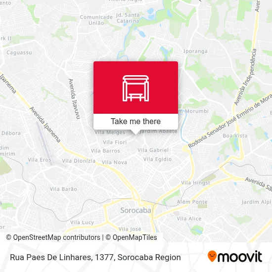 Rua Paes De Linhares, 1377 map