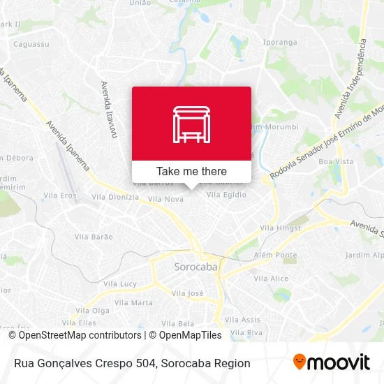 Rua Gonçalves Crespo 504 map