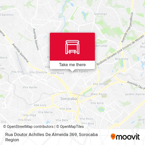 Rua Doutor Achilles De Almeida 369 map