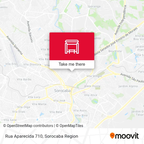 Rua Aparecida 710 map