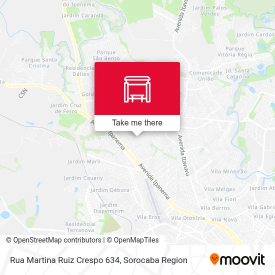Rua Martina Ruiz Crespo 634 map