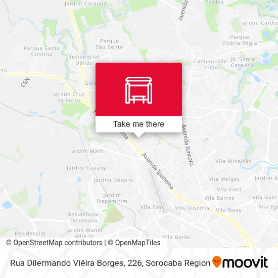 Rua Dilermando Viêira Borges, 226 map