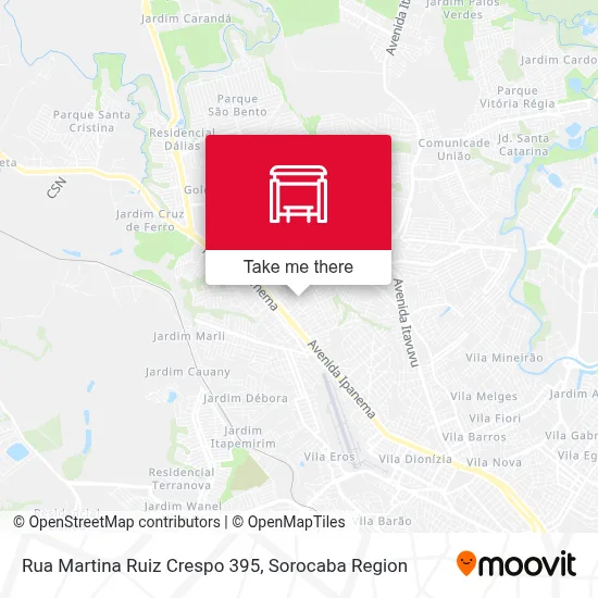 Rua Martina Ruiz Crespo 395 map