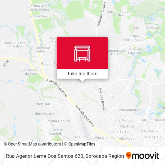 Rua Agenor Leme Dos Santos 620 map