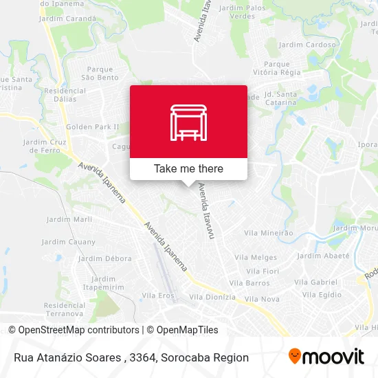 Rua Atanázio Soares , 3364 map