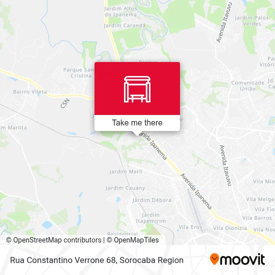 Rua Constantino Verrone 68 map