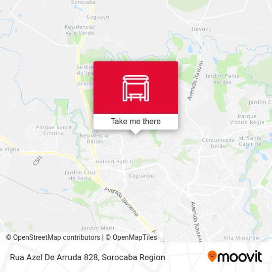 Rua Azel De Arruda 828 map
