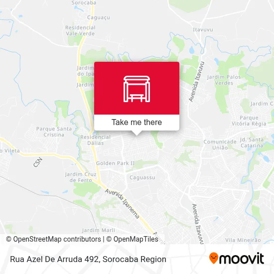 Rua Azel De Arruda 492 map