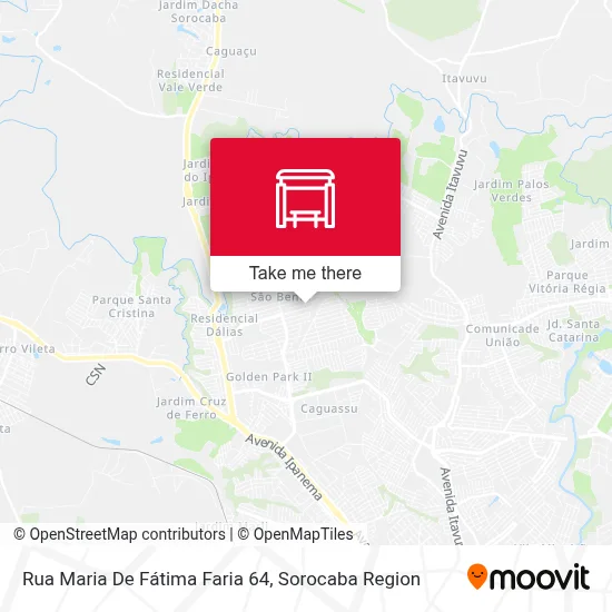 Rua Maria De Fátima Faria 64 map