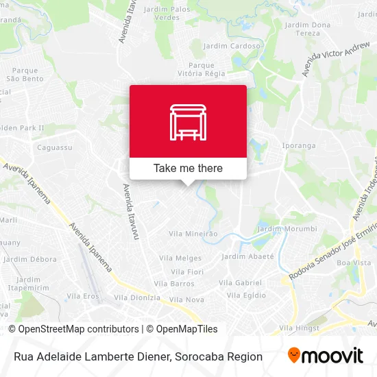 Rua Adelaide Lamberte Diener map