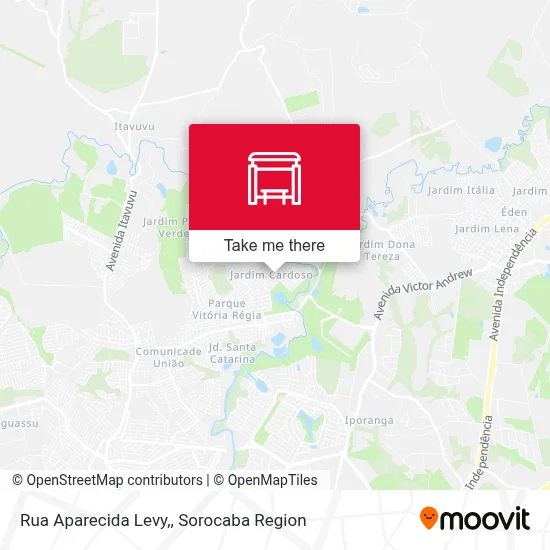 Rua Aparecida Levy, map