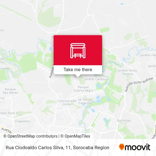 Rua Clodoaldo Carlos Silva, 11 map