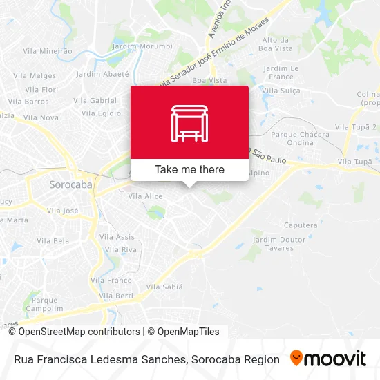 Rua Francisca Ledesma Sanches map