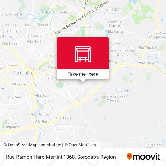 Rua Ramon Haro Martini 1368 map