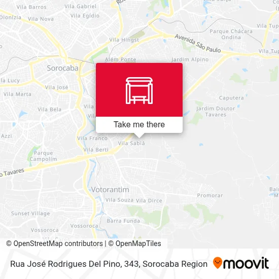 Rua José Rodrigues Del Pino, 343 map