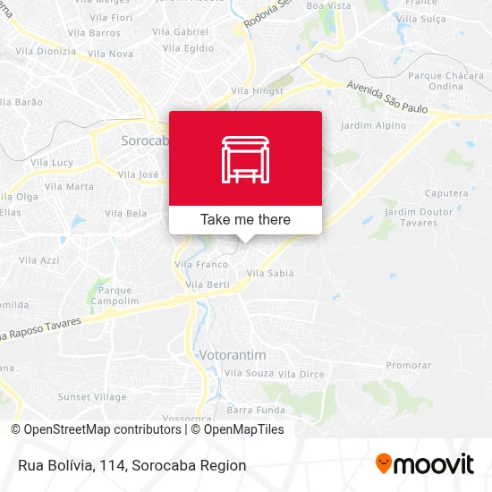 Rua Bolívia, 114 map