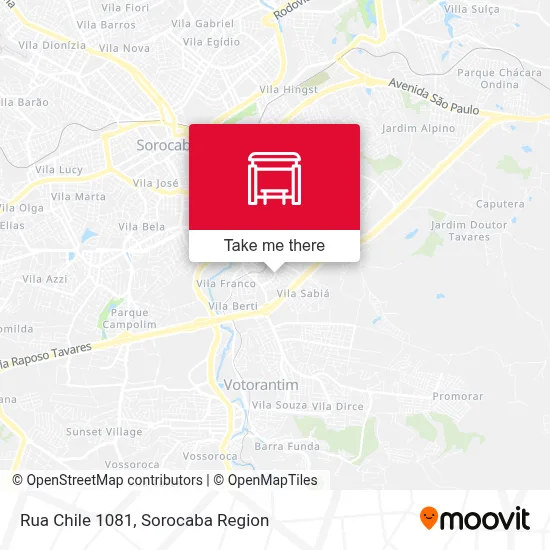 Rua Chile 1081 map