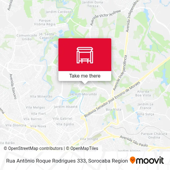Rua Antônio Roque Rodrigues 333 map