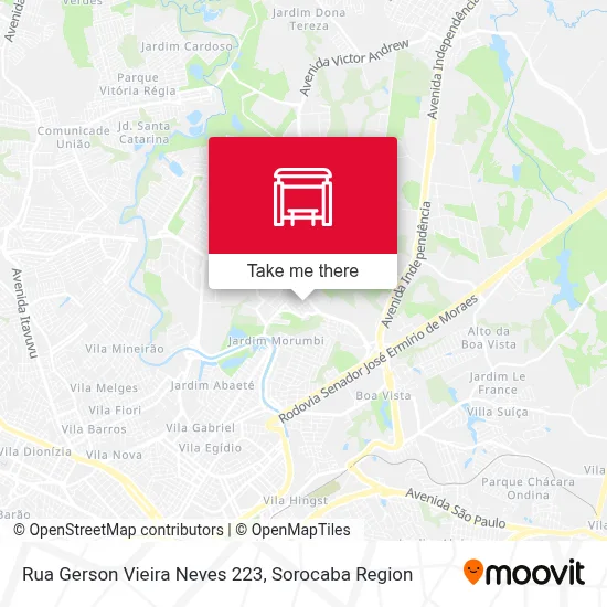 Rua Gerson Vieira Neves 223 map