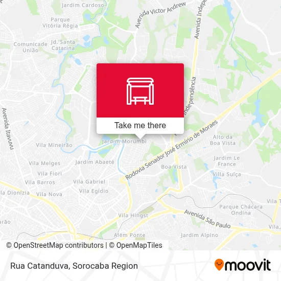 Rua Catanduva map