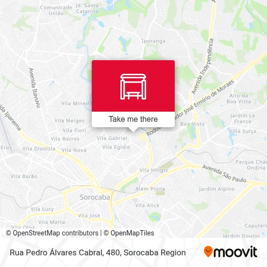 Rua Pedro Álvares Cabral, 480 map